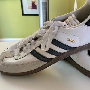Men's Adidas Samba white and black size 13